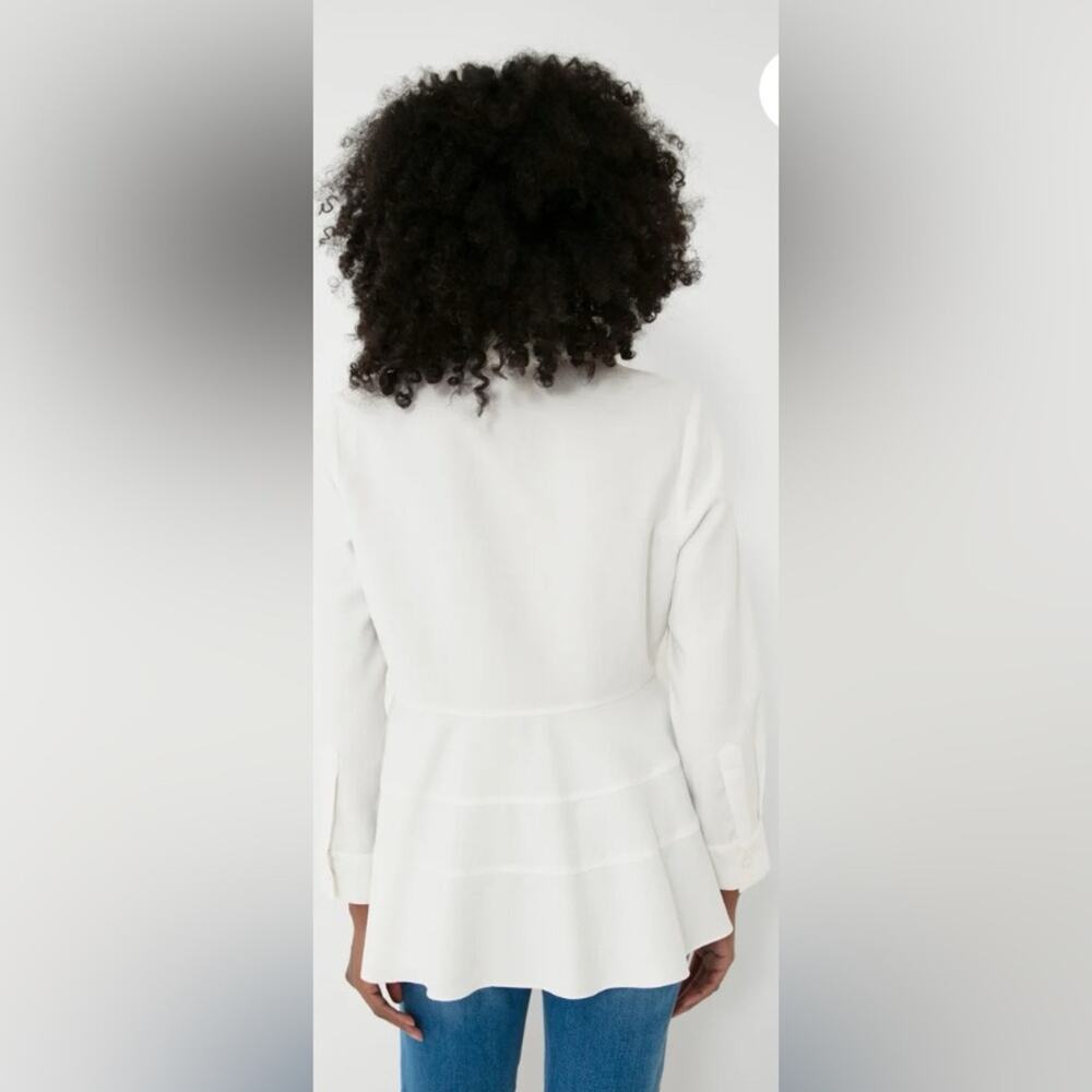Pomander Place Button Down White Ashlen Blouse View 4